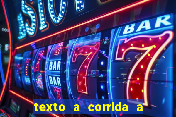 texto a corrida a lagarta lili